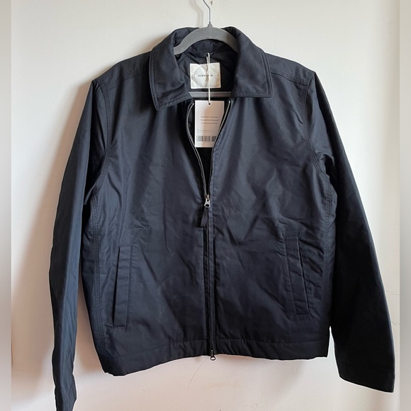 NWT EVERLANE Men’s The Filled Harrington Jacket - Med - Cotton Blended - Picture 4 of 15